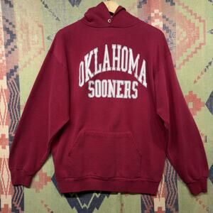 Vintage Oklahoma Sooners 80s Jerzees Hoodie Size XL